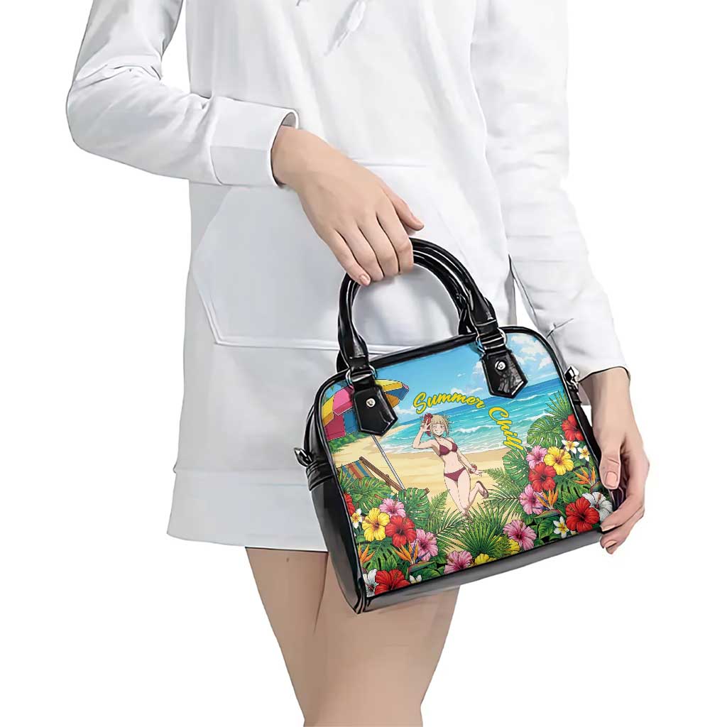 Himiko Toga Summer Chill Shoulder Handbag Tropical Anime Paradise Art
