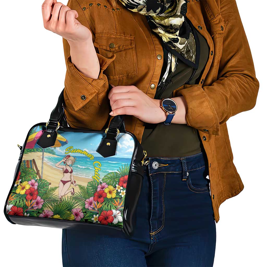 Himiko Toga Summer Chill Shoulder Handbag Tropical Anime Paradise Art