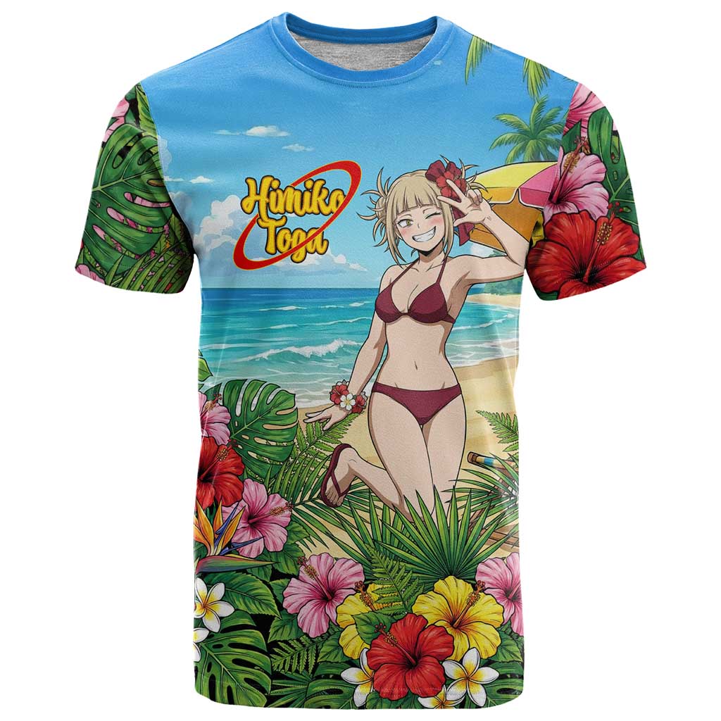 Himiko Toga Summer Chill T Shirt Tropical Anime Paradise Art
