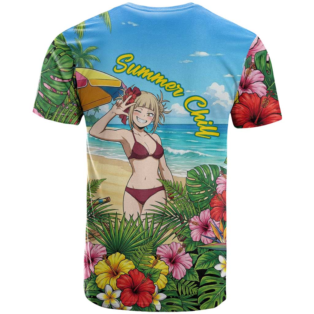 Himiko Toga Summer Chill T Shirt Tropical Anime Paradise Art