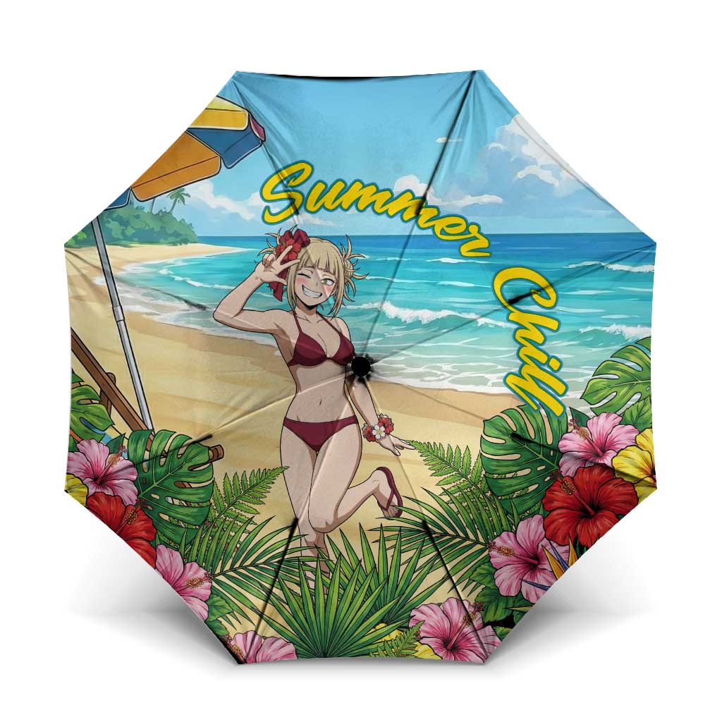 Himiko Toga Summer Chill Umbrella Tropical Anime Paradise Art