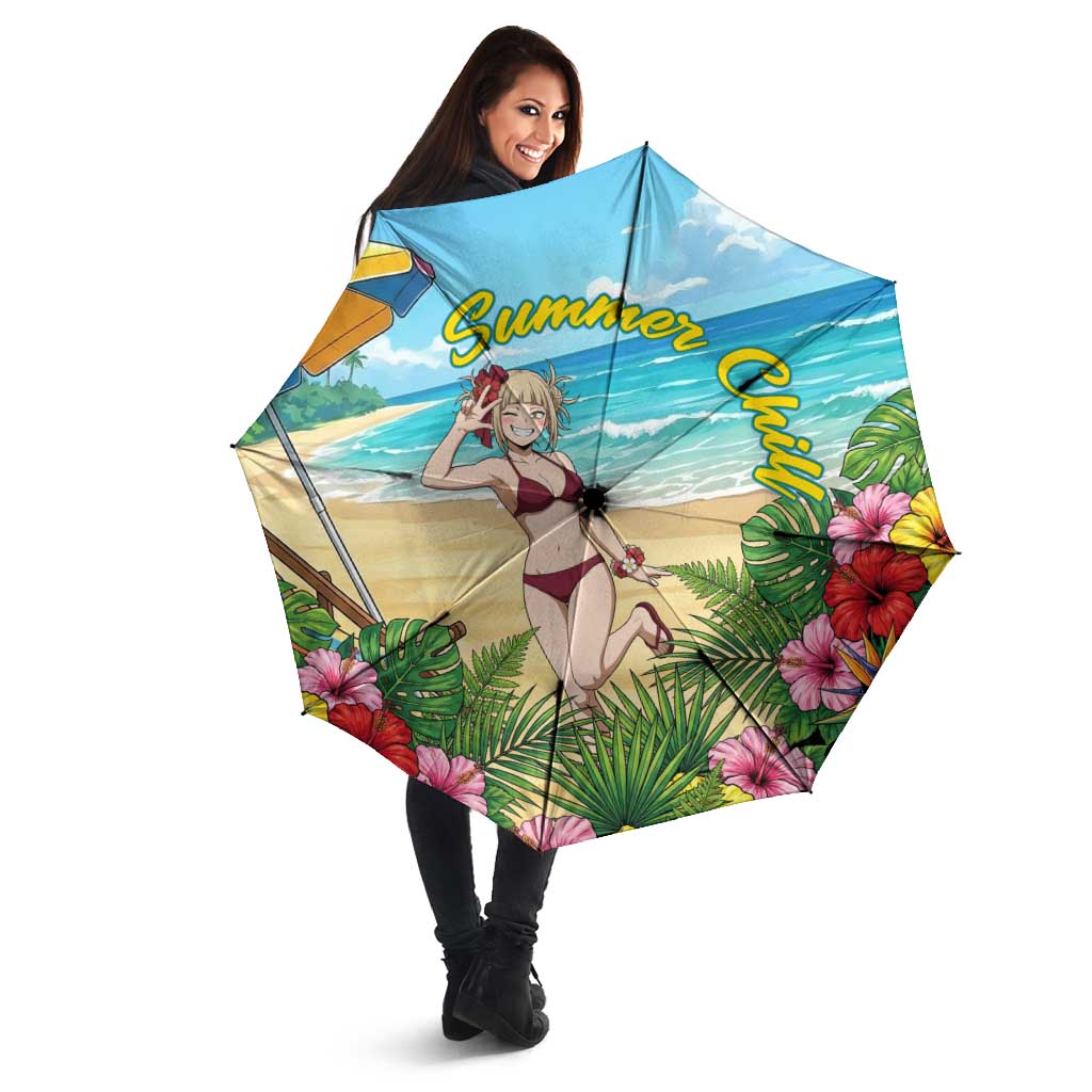Himiko Toga Summer Chill Umbrella Tropical Anime Paradise Art