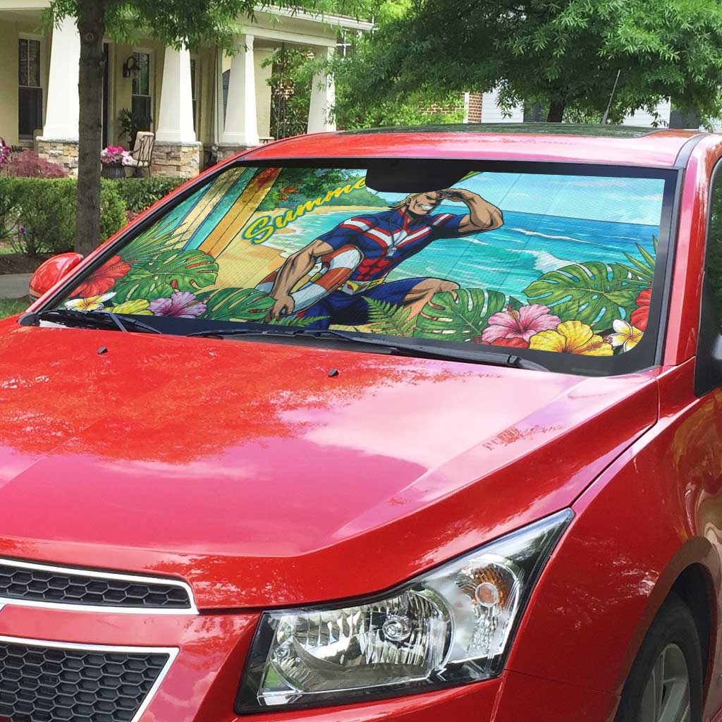 Toshinori Yagi Summer Chill Auto Sun Shade Heroic Tropical Anime Art