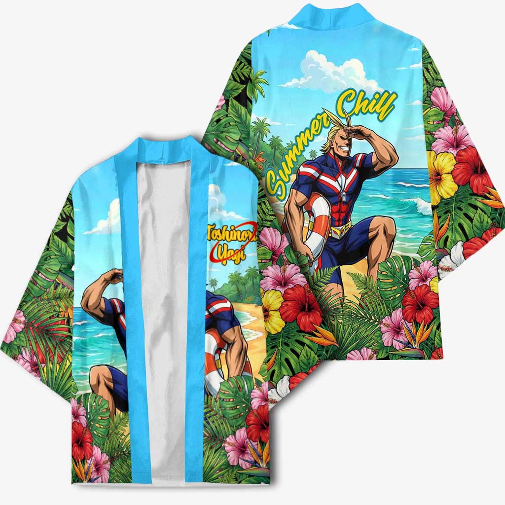 Toshinori Yagi Summer Chill Kimono Heroic Tropical Anime Art