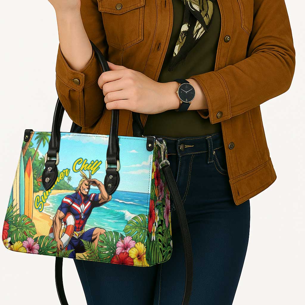 Toshinori Yagi Summer Chill Leather Bag Heroic Tropical Anime Art