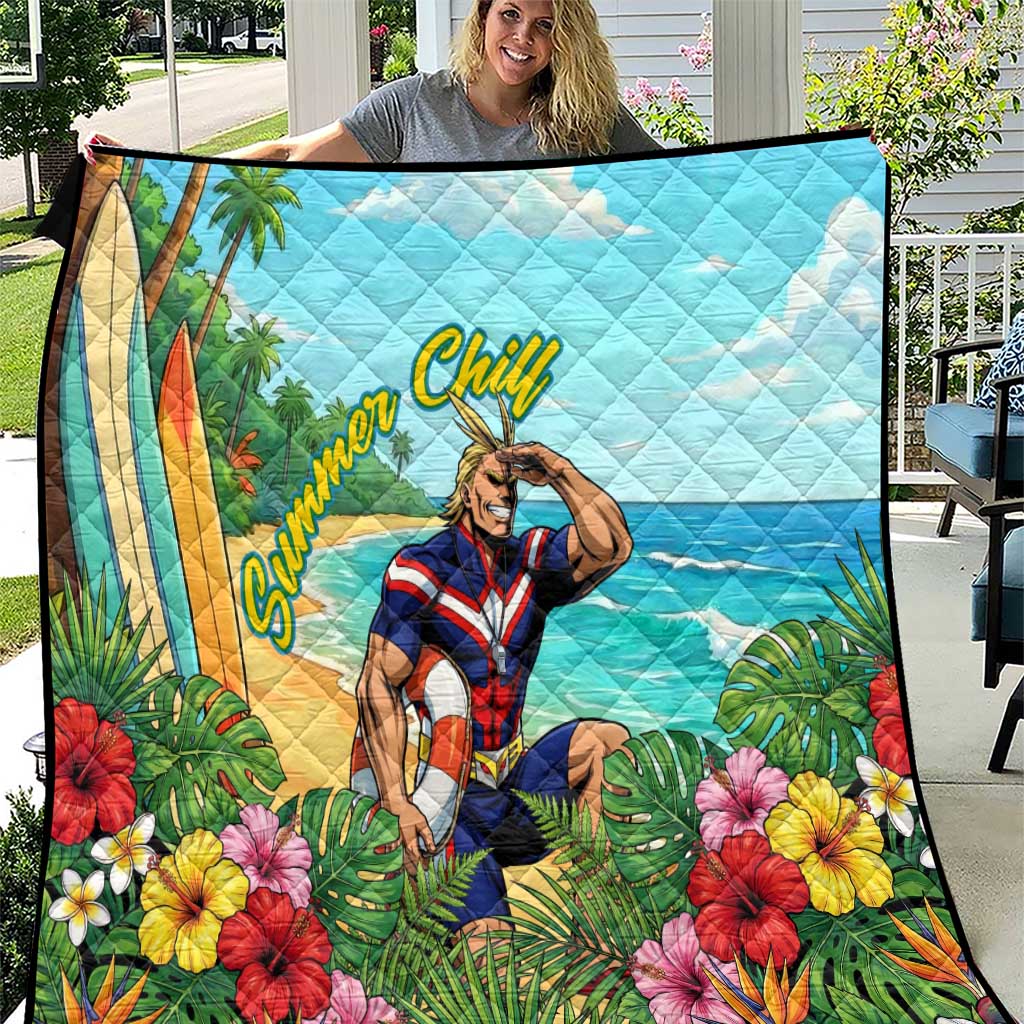 Toshinori Yagi Summer Chill Quilt Heroic Tropical Anime Art