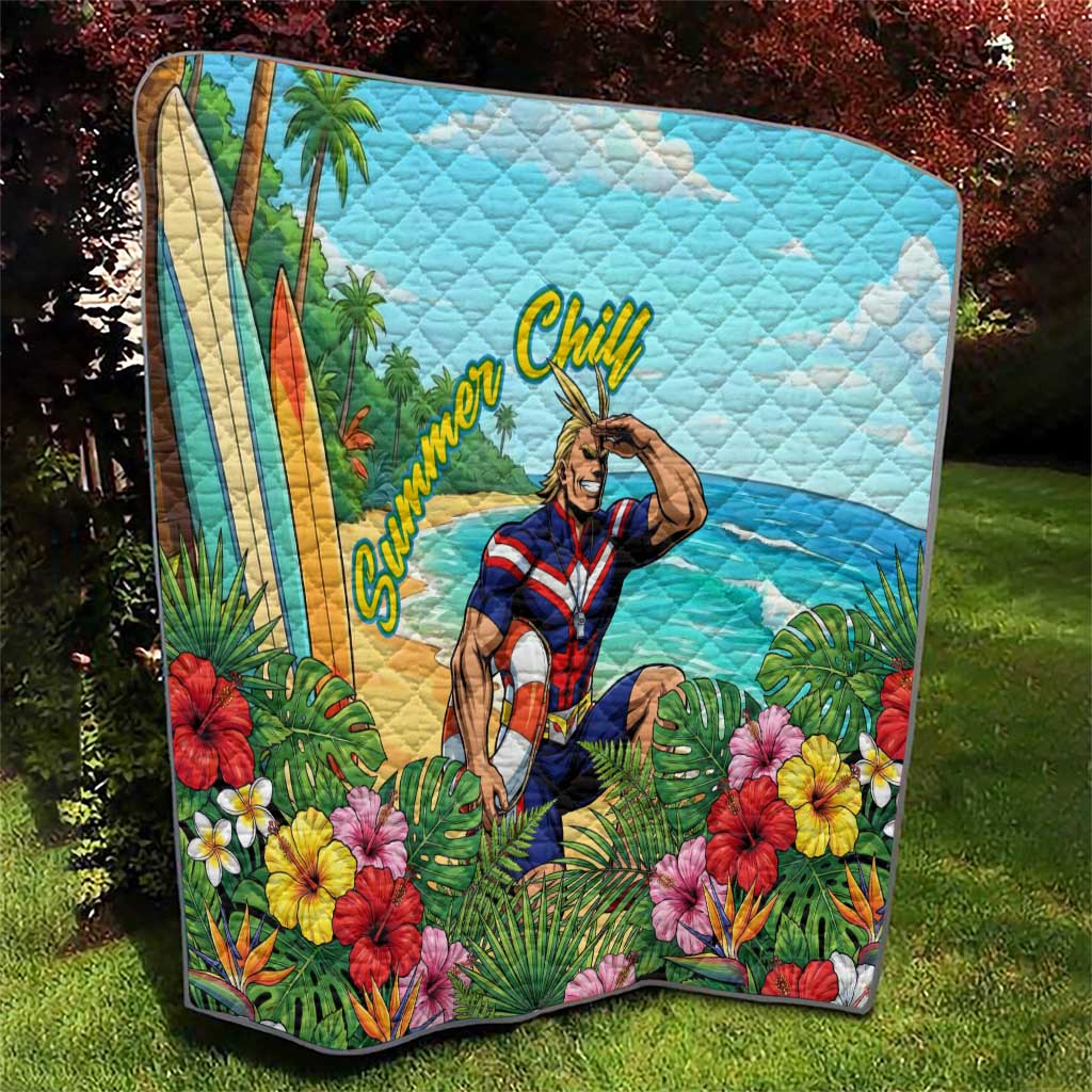 Toshinori Yagi Summer Chill Quilt Heroic Tropical Anime Art