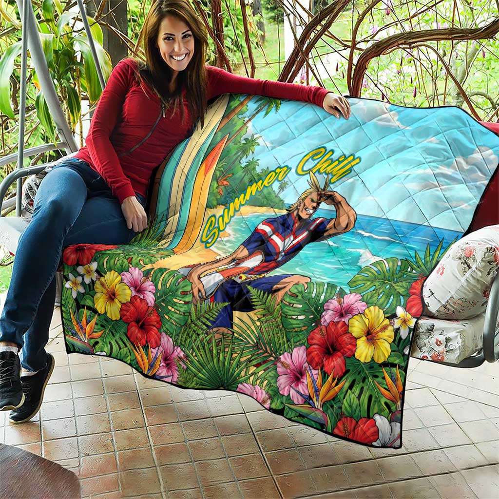 Toshinori Yagi Summer Chill Quilt Heroic Tropical Anime Art