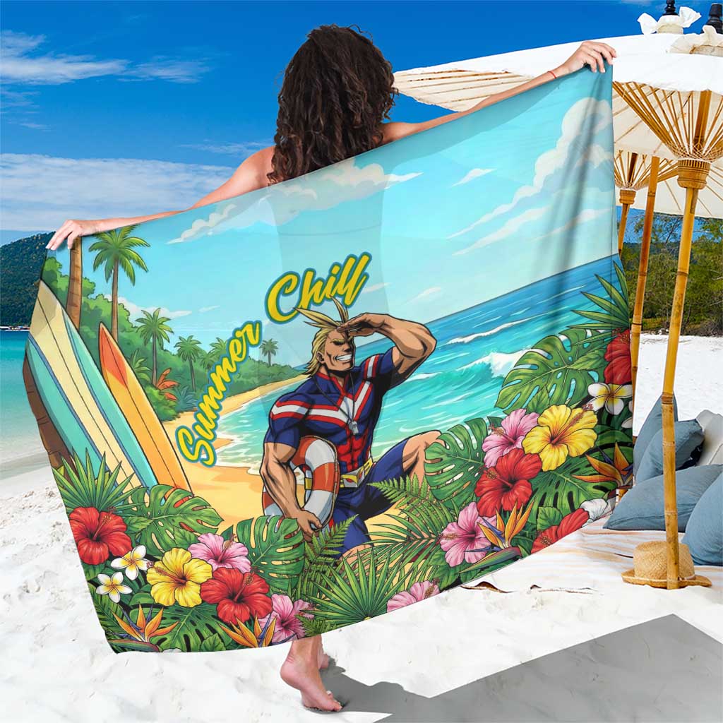 Toshinori Yagi Summer Chill Sarong Heroic Tropical Anime Art