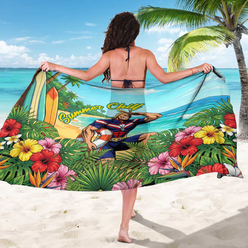 Toshinori Yagi Summer Chill Sarong Heroic Tropical Anime Art