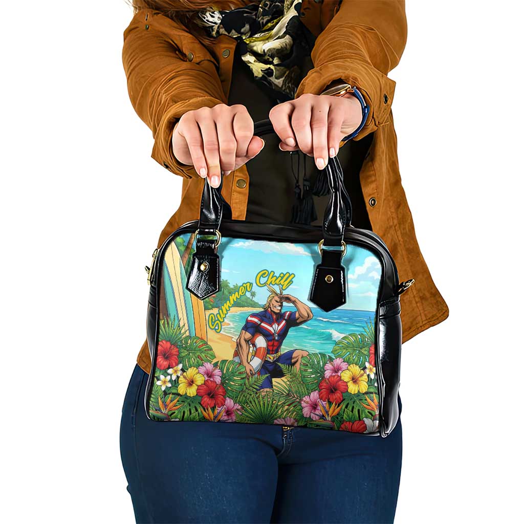 Toshinori Yagi Summer Chill Shoulder Handbag Heroic Tropical Anime Art