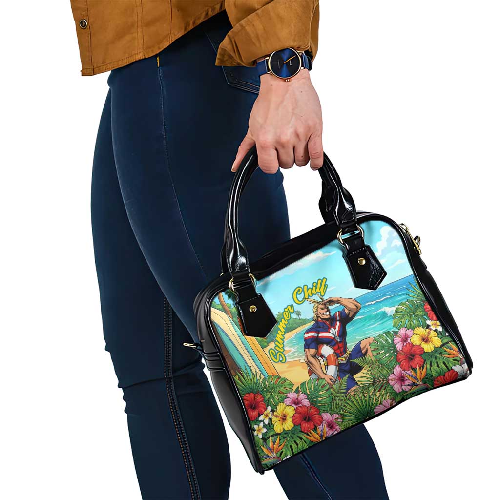 Toshinori Yagi Summer Chill Shoulder Handbag Heroic Tropical Anime Art