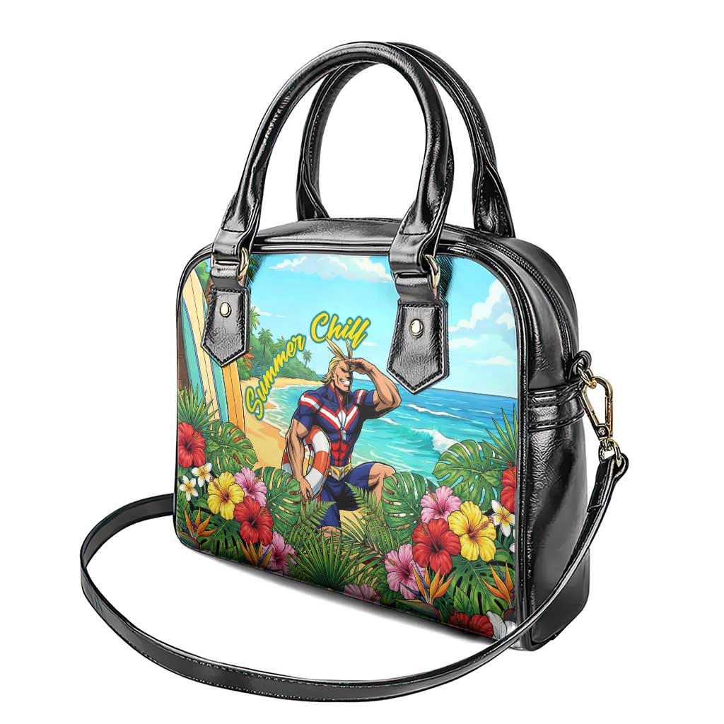 Toshinori Yagi Summer Chill Shoulder Handbag Heroic Tropical Anime Art
