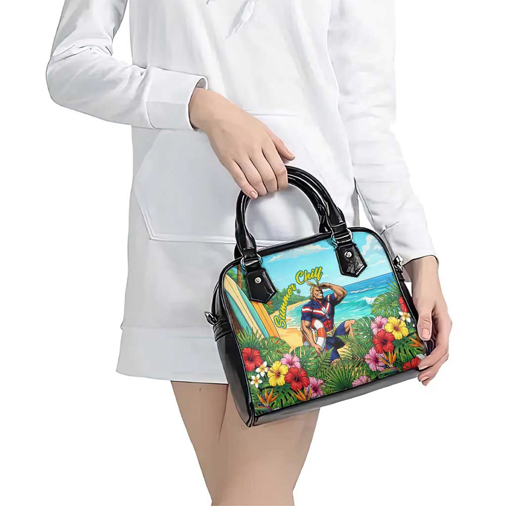 Toshinori Yagi Summer Chill Shoulder Handbag Heroic Tropical Anime Art