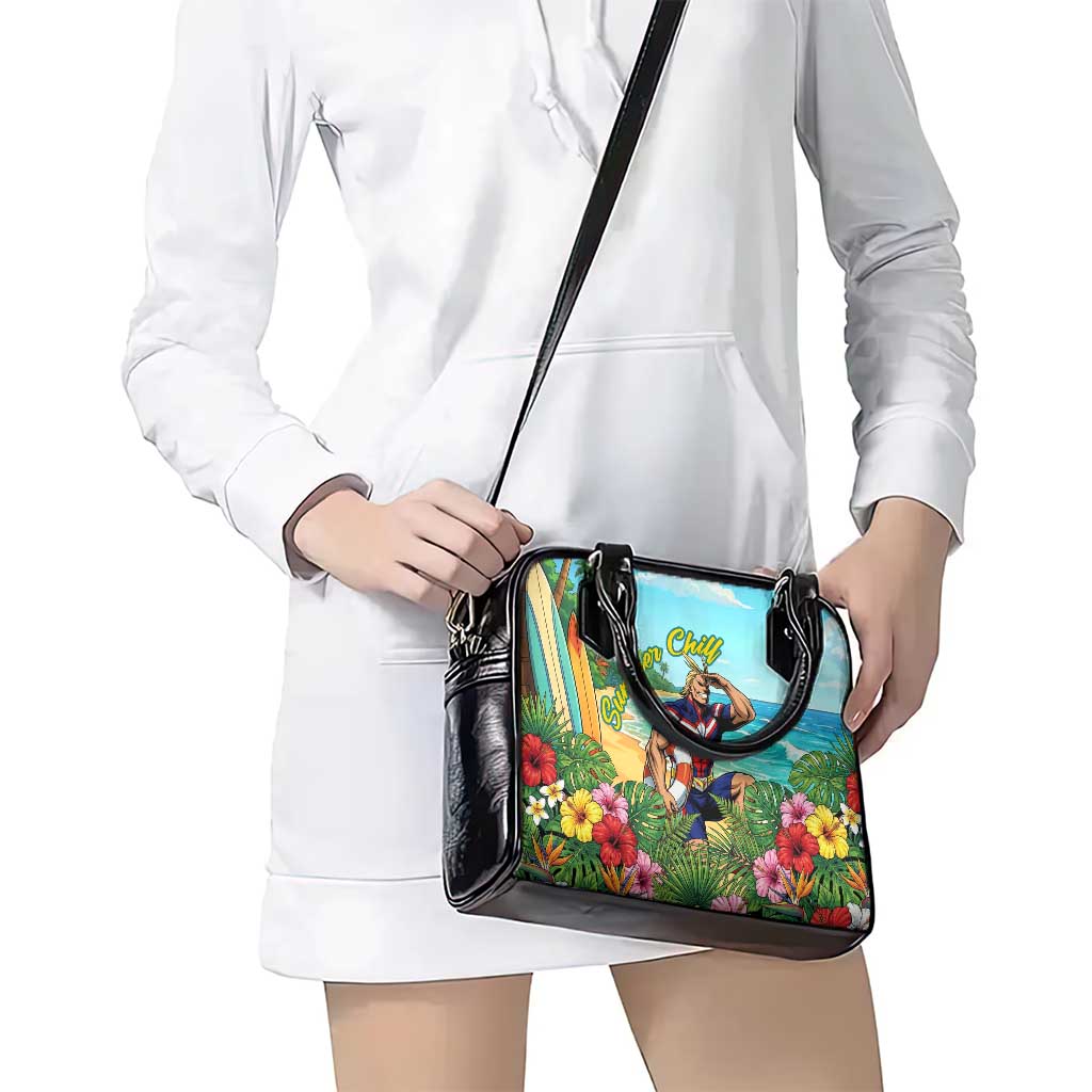 Toshinori Yagi Summer Chill Shoulder Handbag Heroic Tropical Anime Art