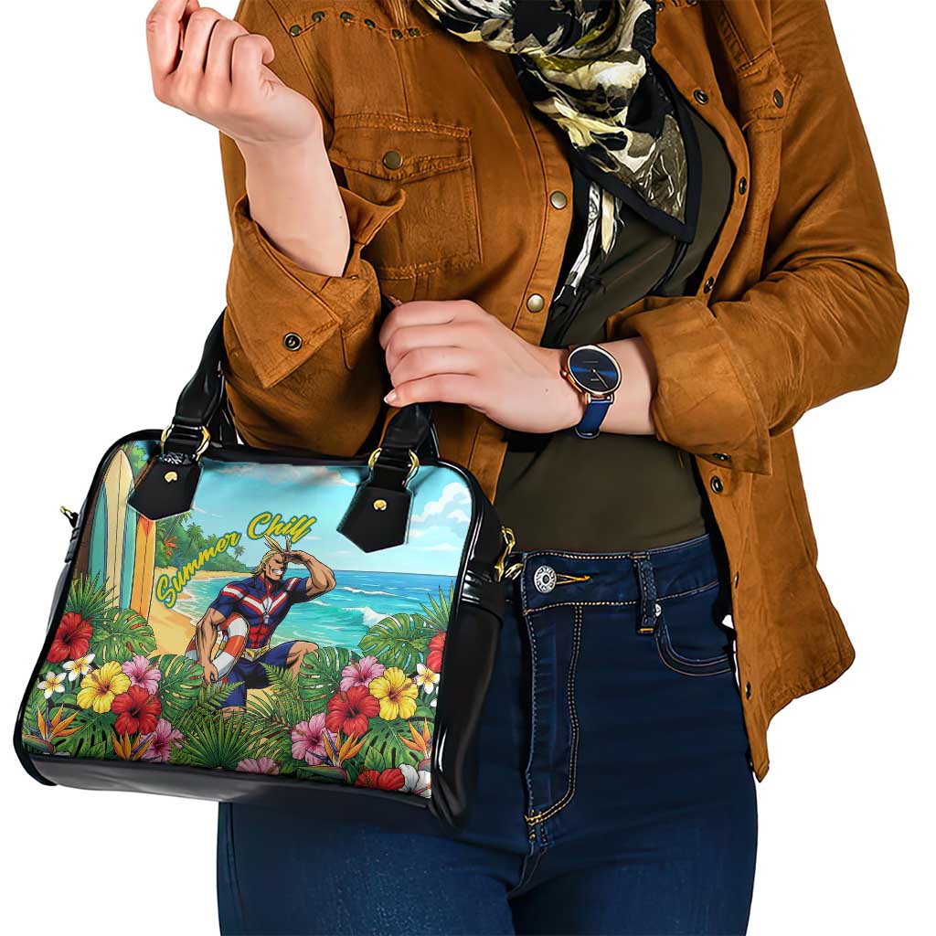 Toshinori Yagi Summer Chill Shoulder Handbag Heroic Tropical Anime Art