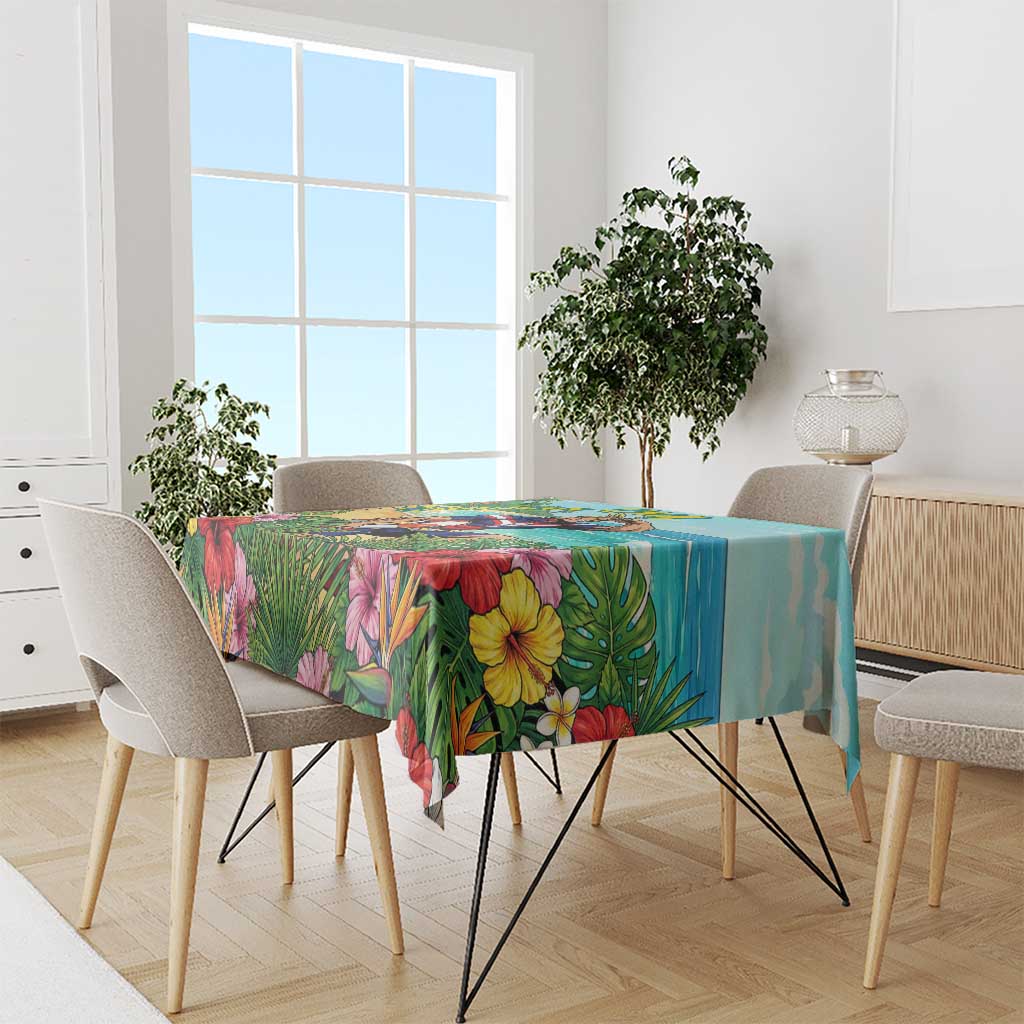 Toshinori Yagi Summer Chill Tablecloth Heroic Tropical Anime Art