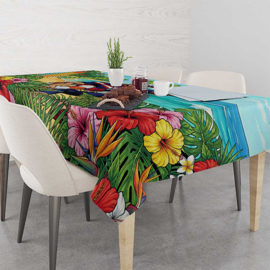 Toshinori Yagi Summer Chill Tablecloth Heroic Tropical Anime Art