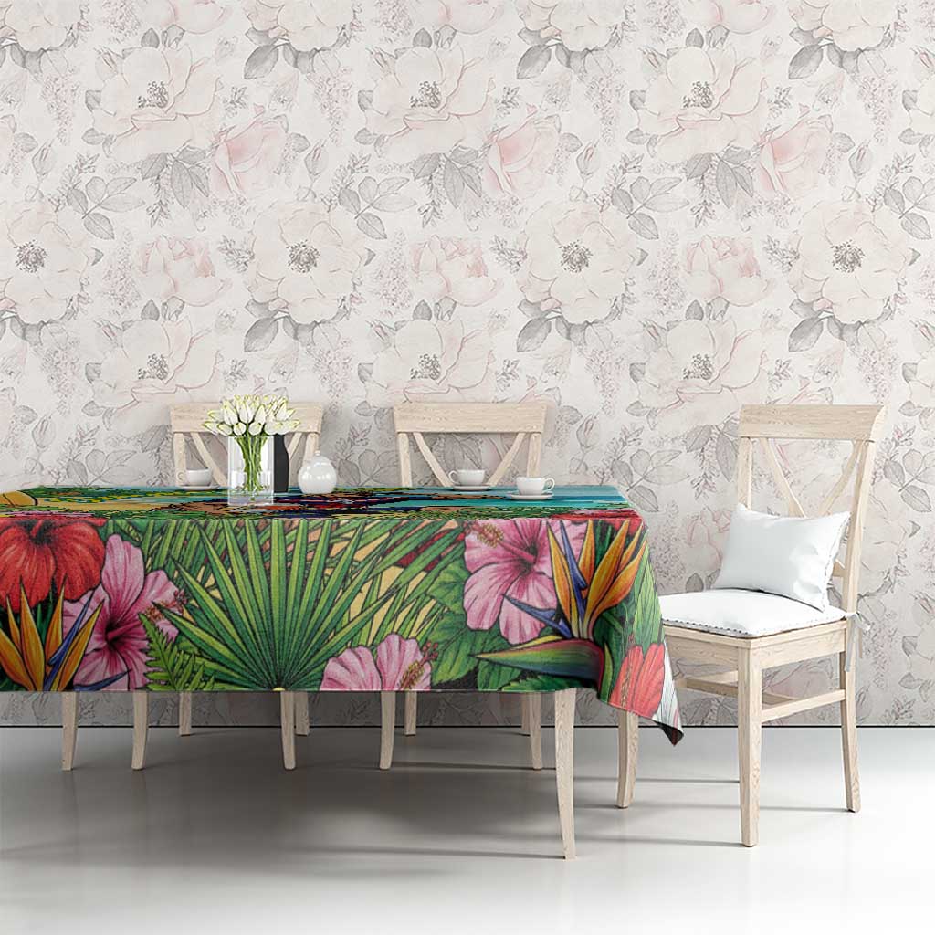 Toshinori Yagi Summer Chill Tablecloth Heroic Tropical Anime Art