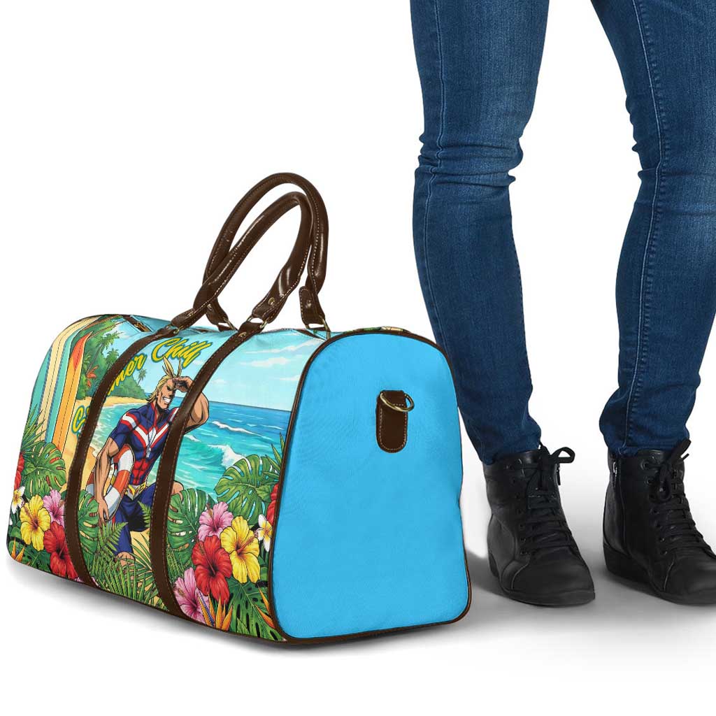 Toshinori Yagi Summer Chill Travel Bag Heroic Tropical Anime Art