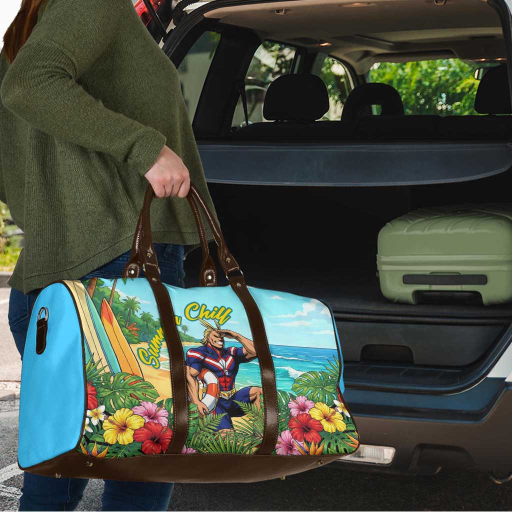 Toshinori Yagi Summer Chill Travel Bag Heroic Tropical Anime Art