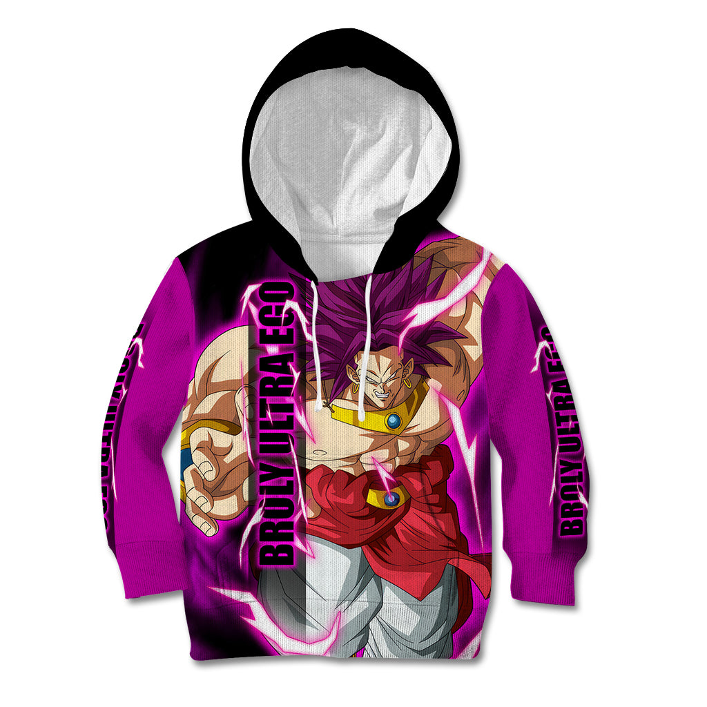 Broly Ultra Ego Anime Kid Hoodie