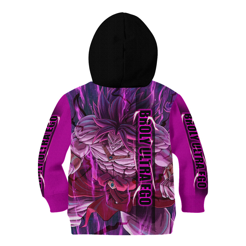 Broly Ultra Ego Anime Kid Hoodie