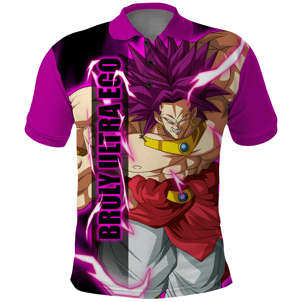 Broly Ultra Ego Anime Polo Shirt