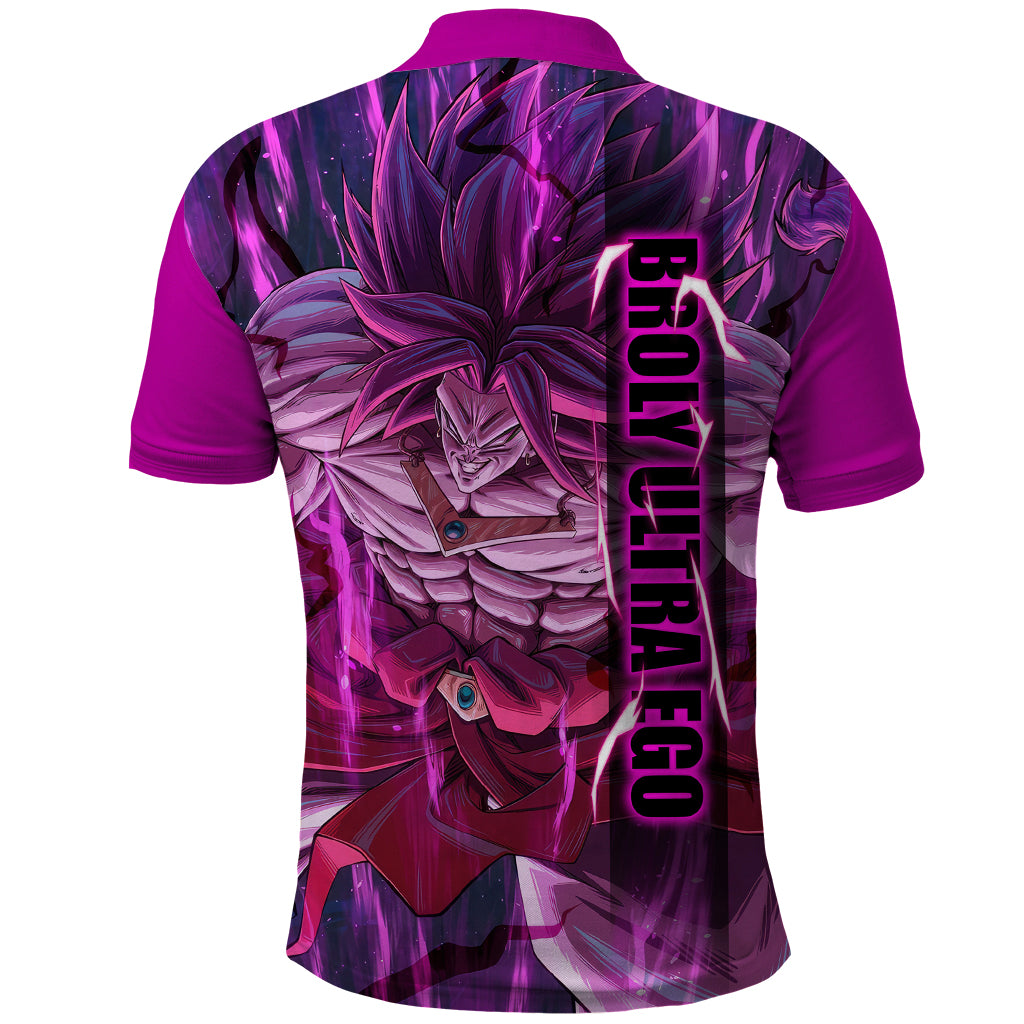 Broly Ultra Ego Anime Polo Shirt