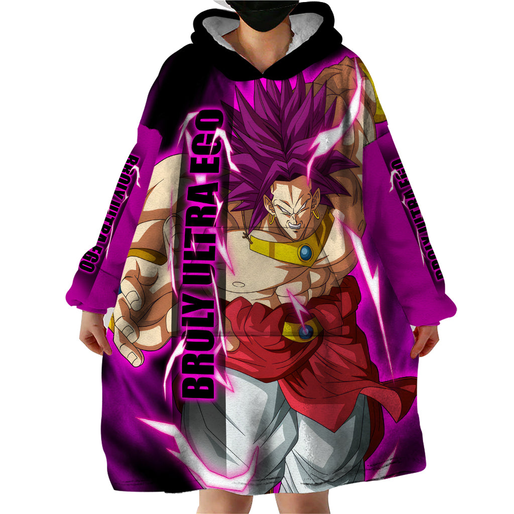 Broly Ultra Ego Anime Wearable Blanket Hoodie