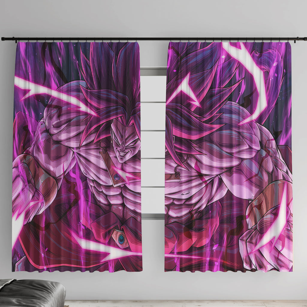 Broly Ultra Ego Anime Window Curtain