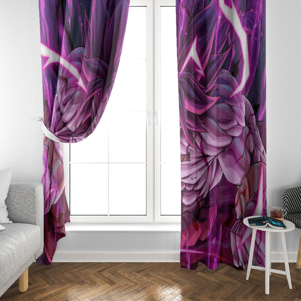 Broly Ultra Ego Anime Window Curtain