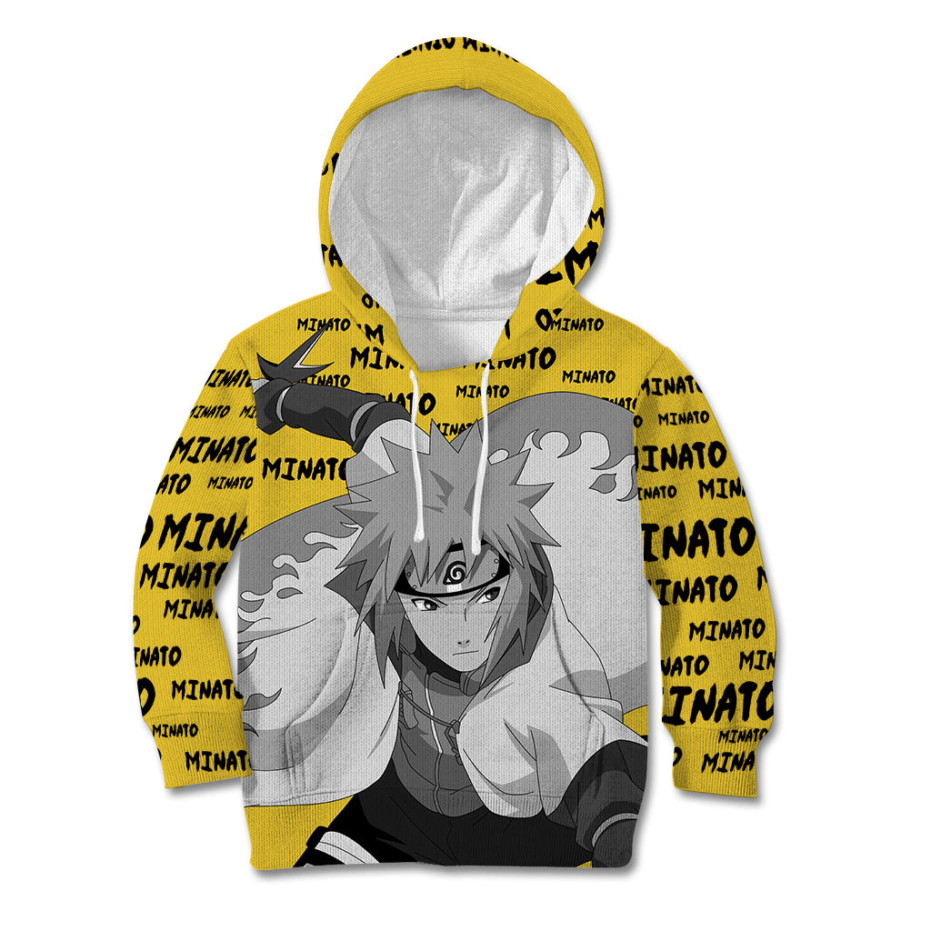 Minato Namikaze - Anime Style Manga Kid Hoodie