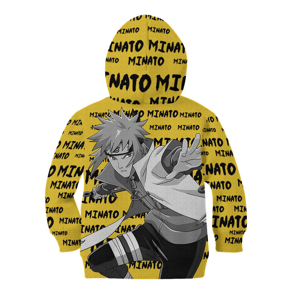 Minato Namikaze - Anime Style Manga Kid Hoodie