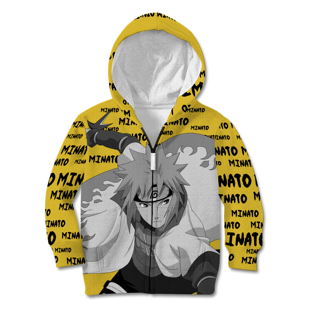 Minato Namikaze - Anime Style Manga Kid Hoodie