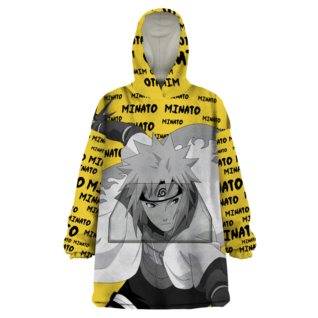 Minato Namikaze - Anime Style Manga Wearable Blanket Hoodie