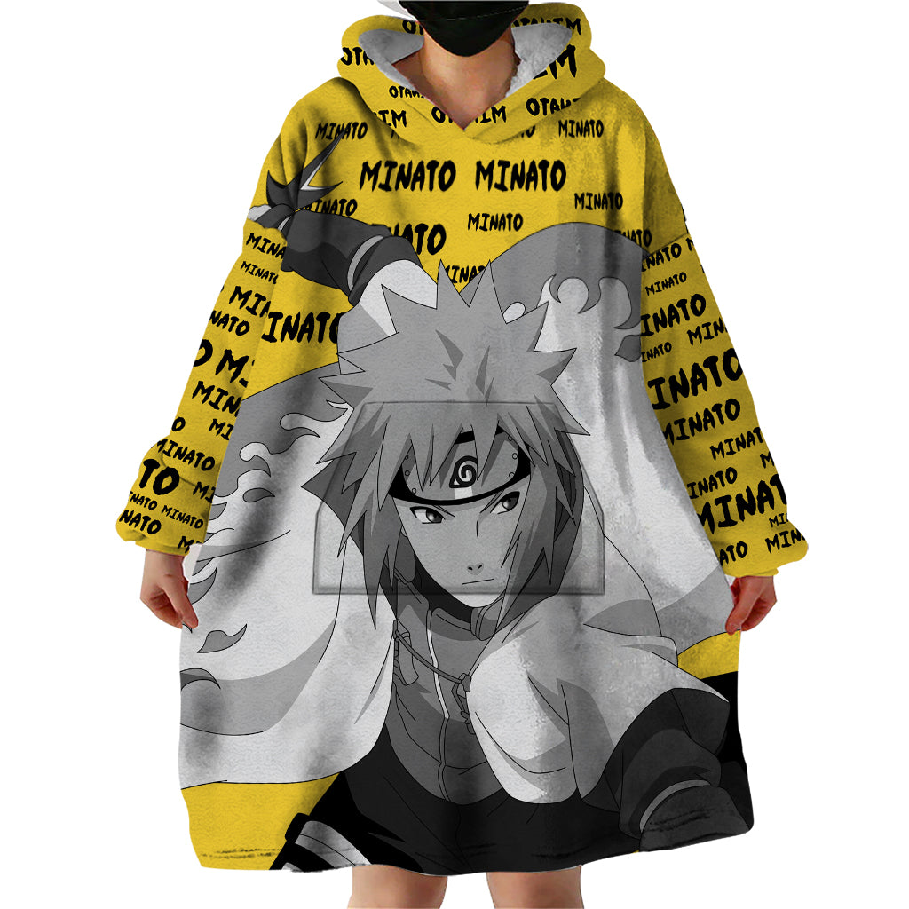 Minato Namikaze - Anime Style Manga Wearable Blanket Hoodie