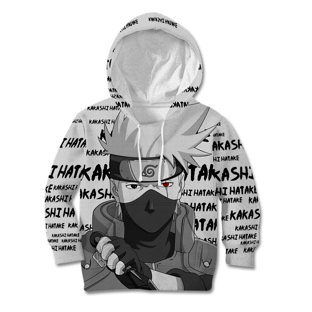 Kakashi Hatake - Anime Style Manga Kid Hoodie