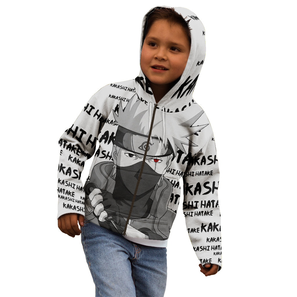 Kakashi Hatake - Anime Style Manga Kid Hoodie