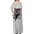 Kakashi Hatake - Anime Style Manga Off Shoulder Maxi Dress