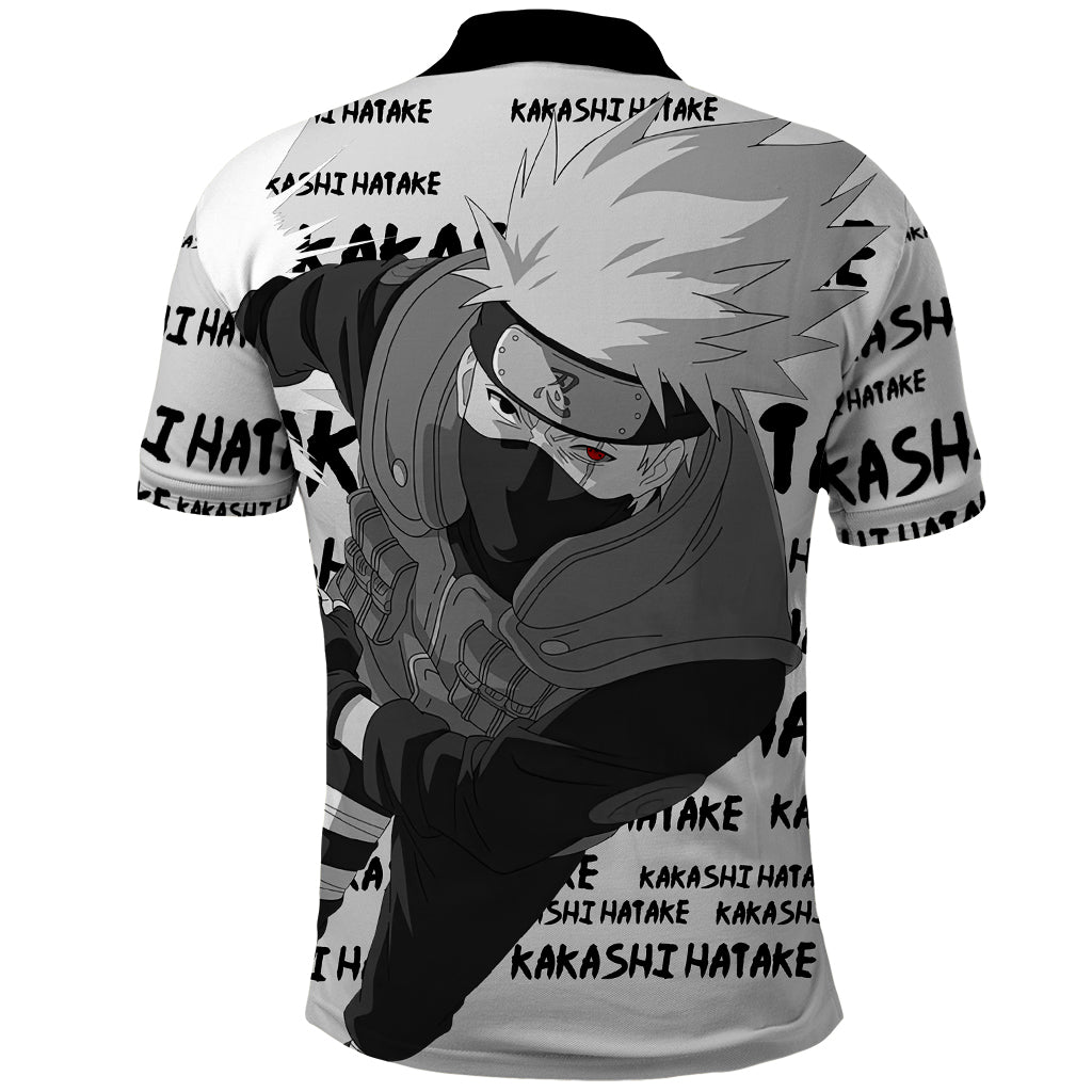 Kakashi Hatake - Anime Style Manga Polo Shirt