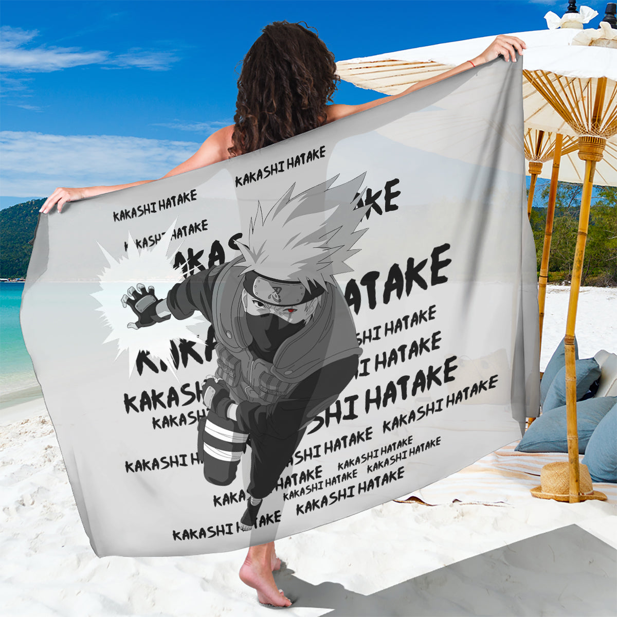 Kakashi Hatake - Anime Style Manga Sarong