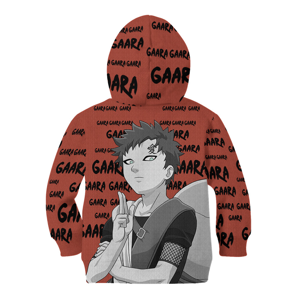 Gaara - Style Manga Kid Hoodie