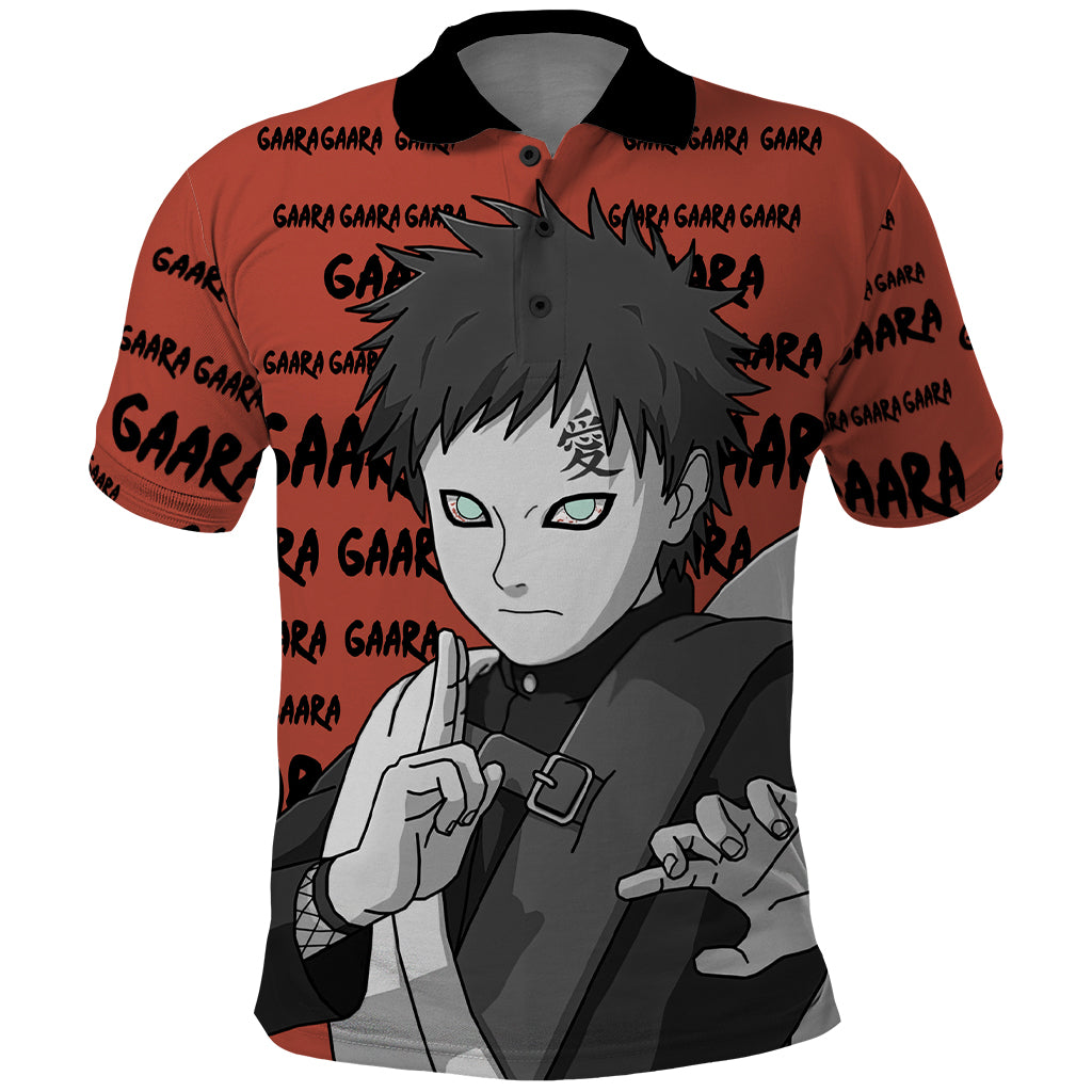 Gaara - Style Manga Polo Shirt
