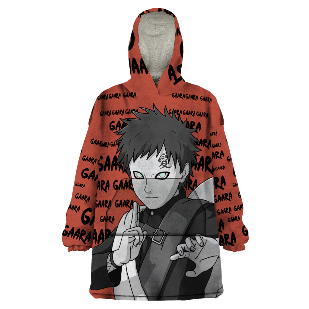 Gaara - Style Manga Wearable Blanket Hoodie