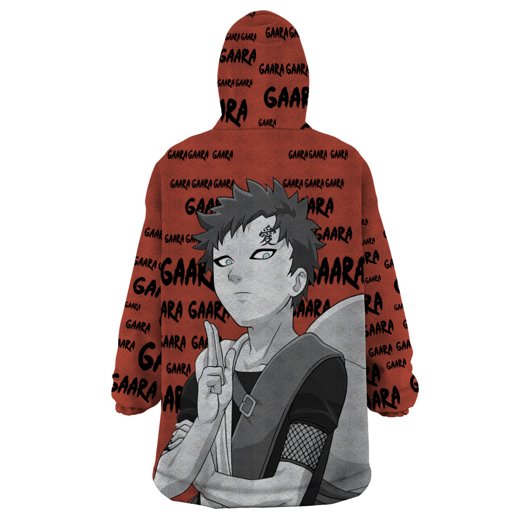 Gaara - Style Manga Wearable Blanket Hoodie