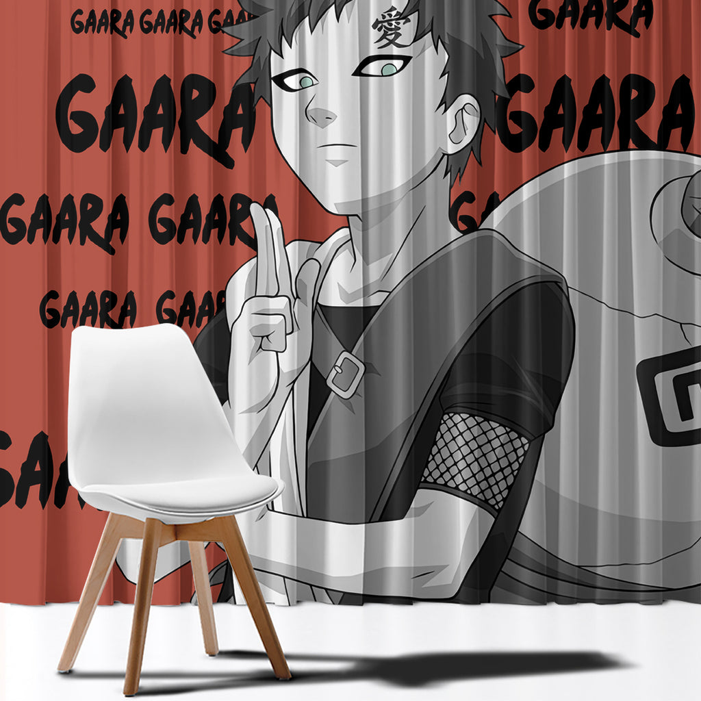 Gaara - Style Manga Window Curtain