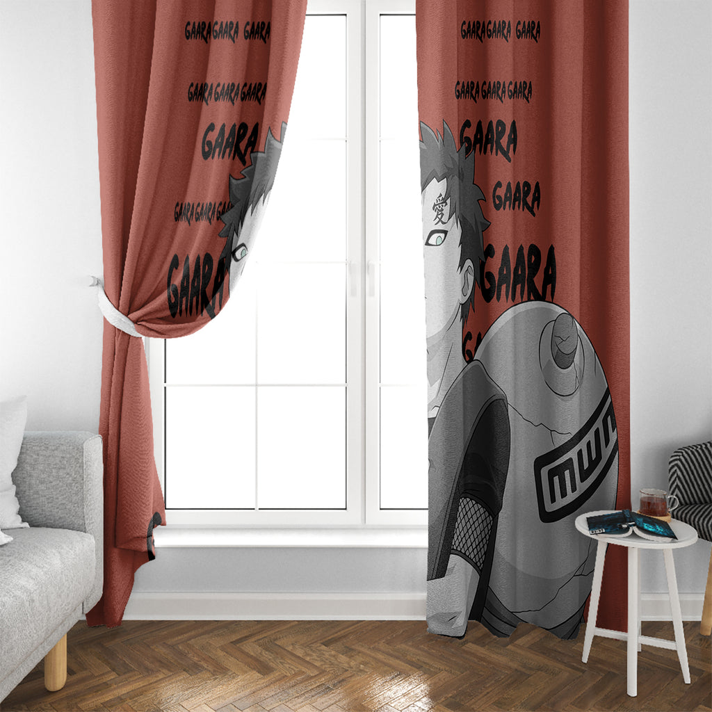 Gaara - Style Manga Window Curtain
