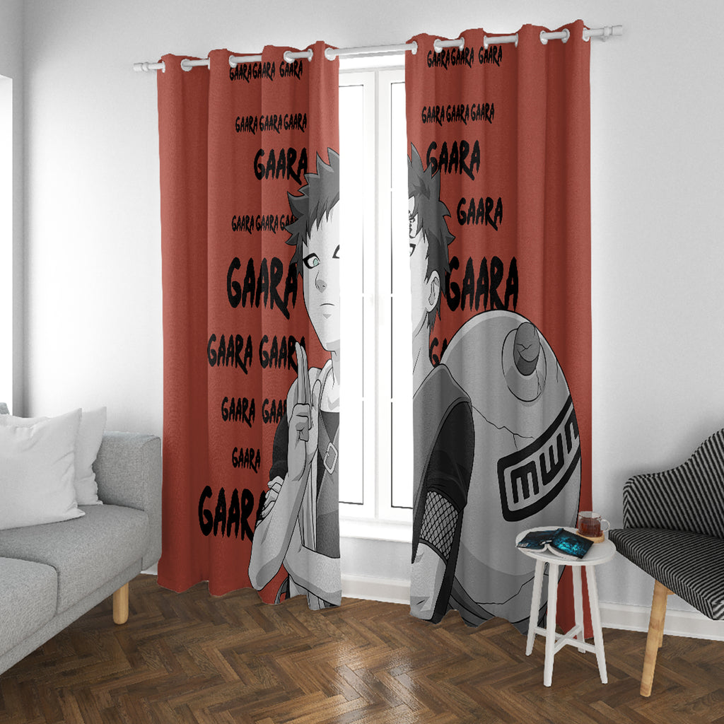 Gaara - Style Manga Window Curtain