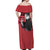 Deidara - Style Manga Off Shoulder Maxi Dress